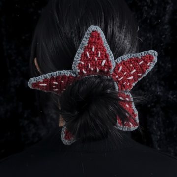 Crochet Demogorgon Hair Tie