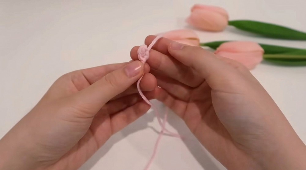 Crochet Whale Keychain