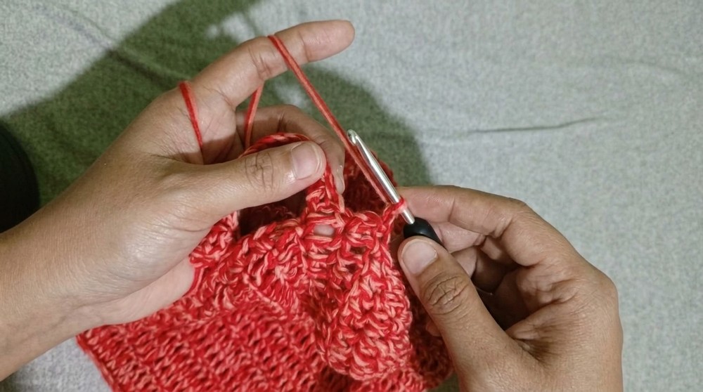 Crochet Off Shoulder Ruffled Top