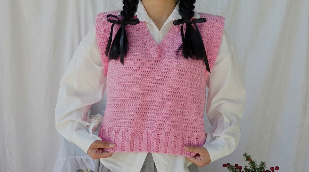 Crochet Oversized Vest Pattern