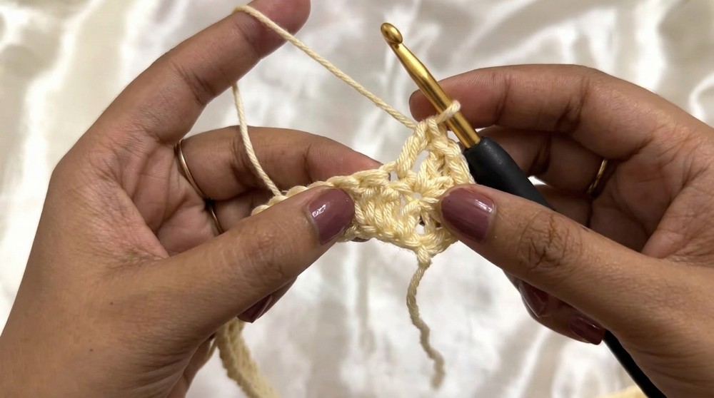 Crochet Poncho Flower Bouquet