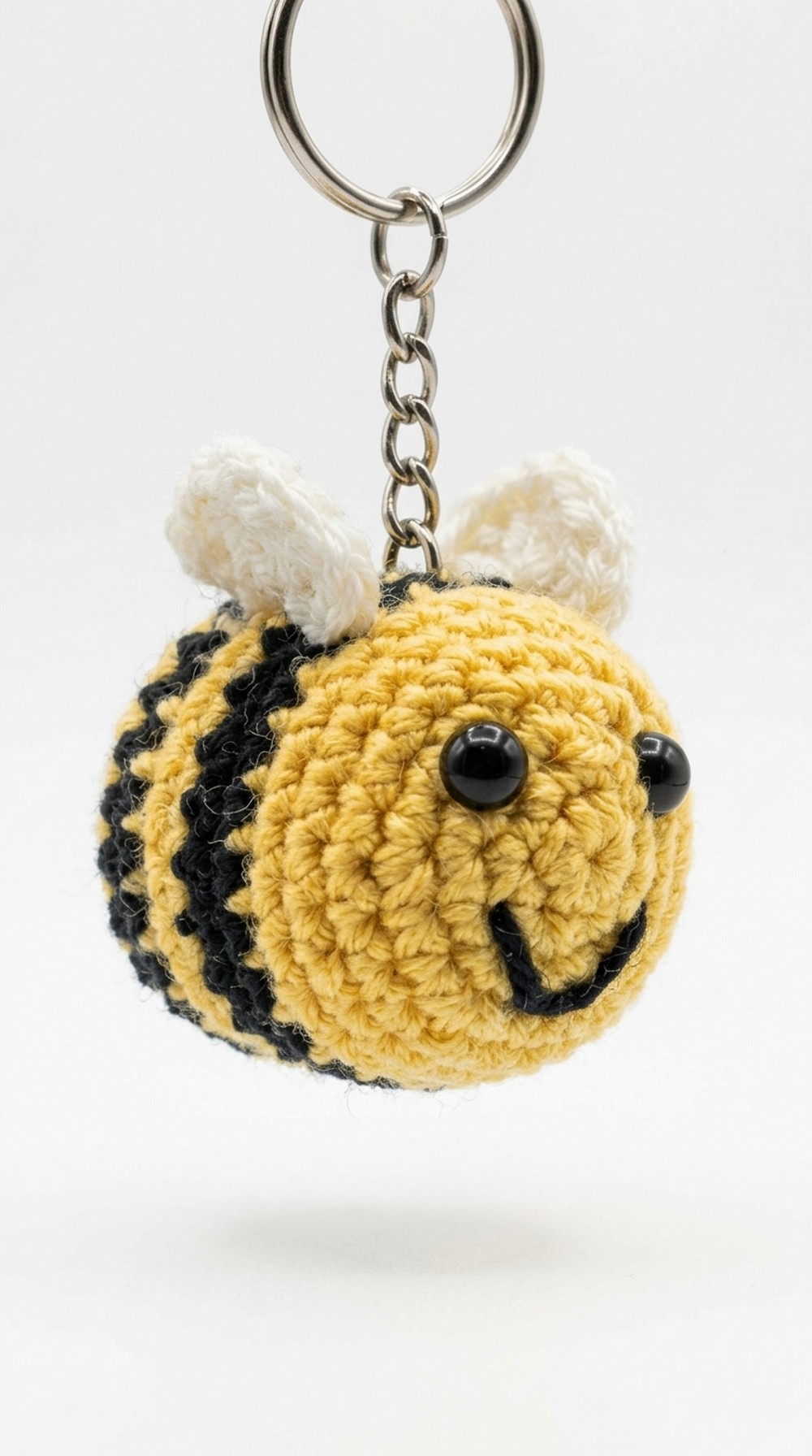 Crochet Bumblebee Keychain