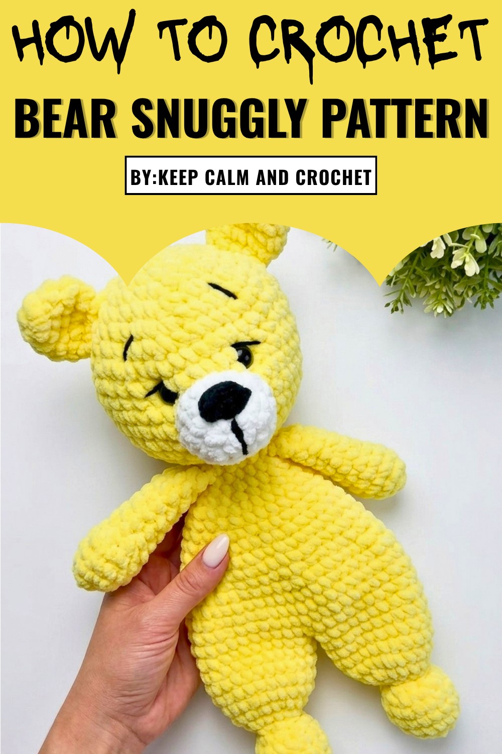 Crochet Bear Snuggly Pattern