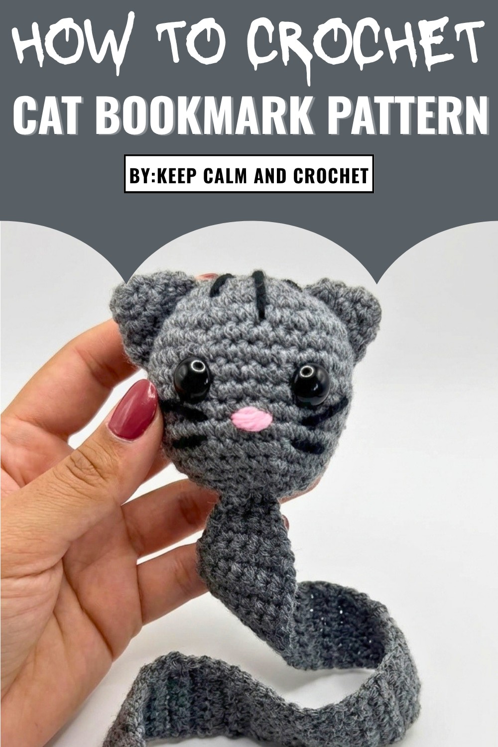 Crochet Cat Bookmark Pattern