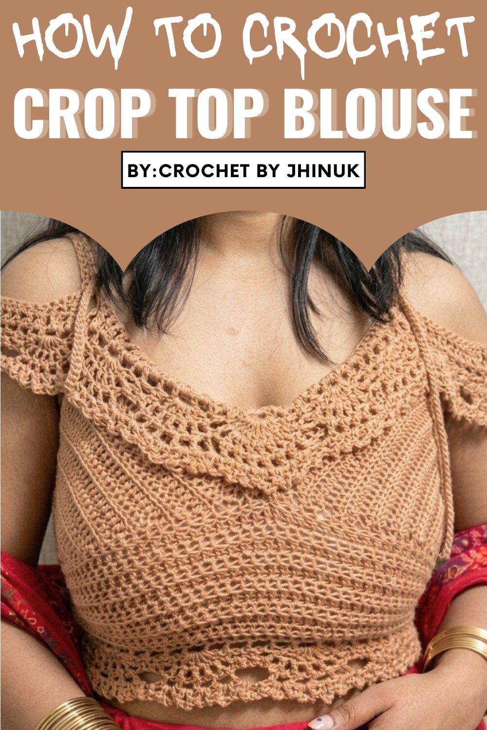 Crochet Crop Top Blouse