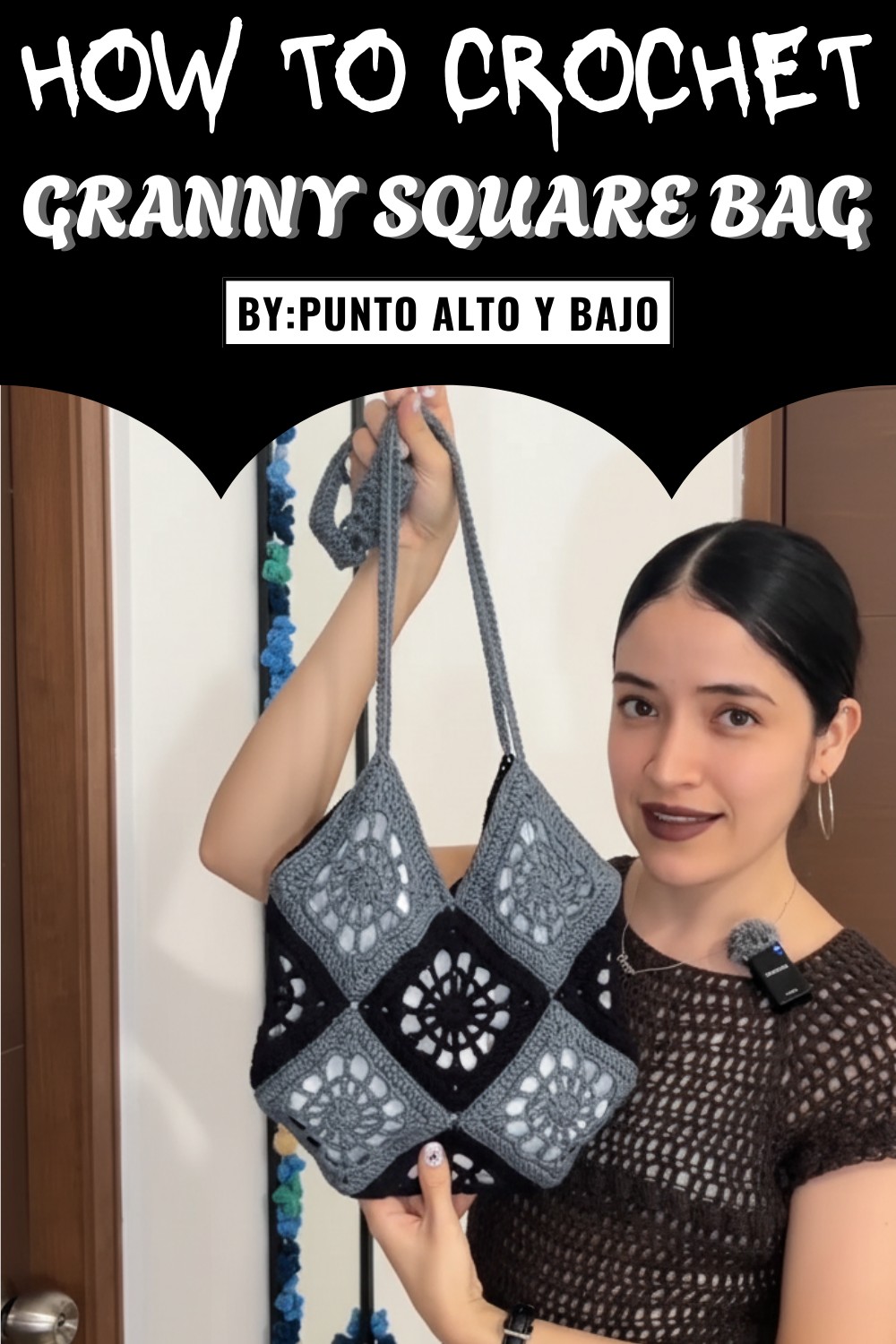 Crochet Granny Square Bag