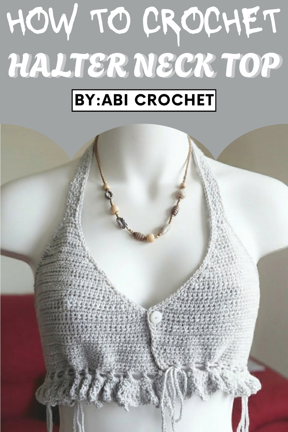 Crochet Halter Neck Top