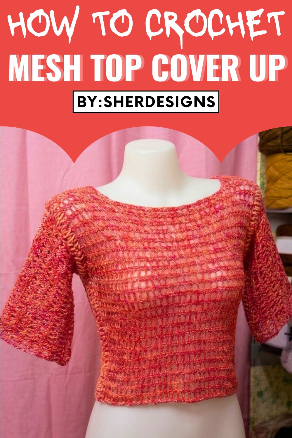 Crochet Mesh Top Cover Up