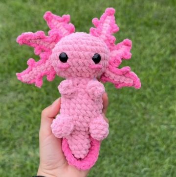 Crochet Axolotl Amigurumi