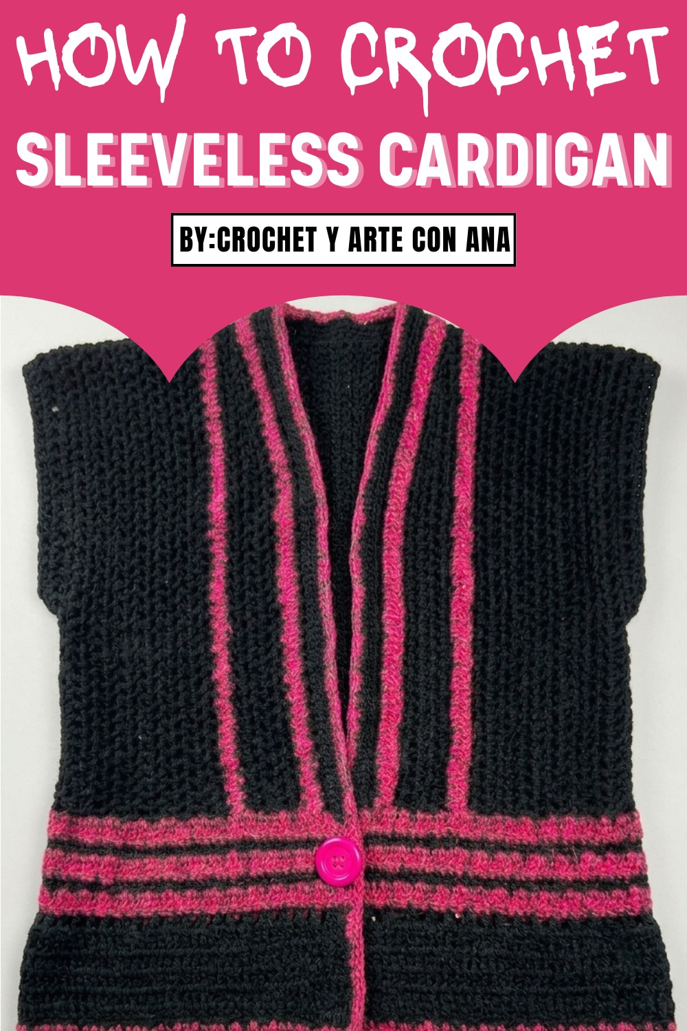 Crochet Sleeveless Cardigan