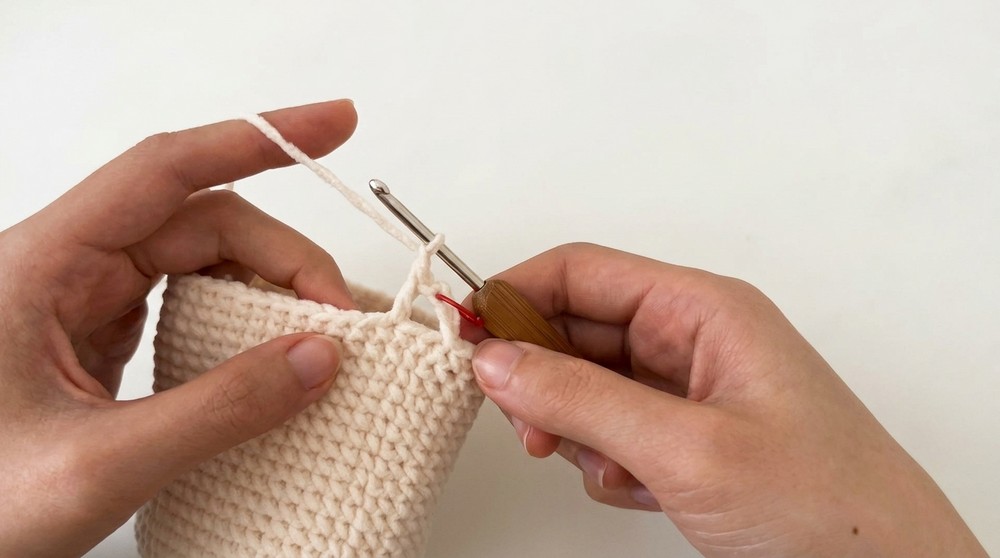 Crochet Dog Drawstring Bag Pattern