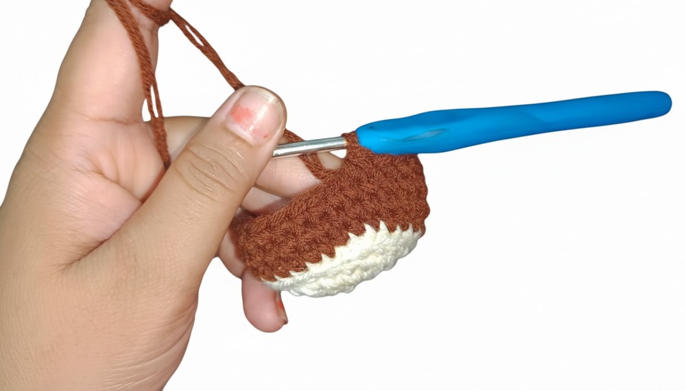 Crochet Damru Keychain Pattern