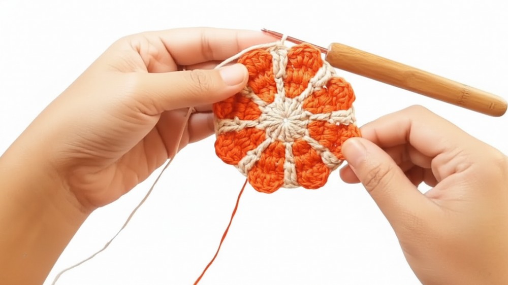 Crochet Flower Granny Square
