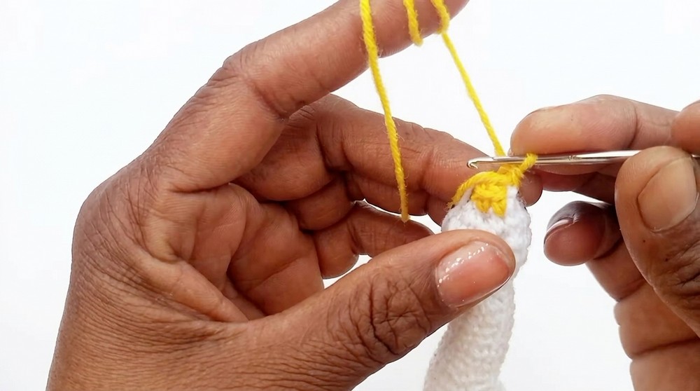 Crochet Duck Keychain Pattern