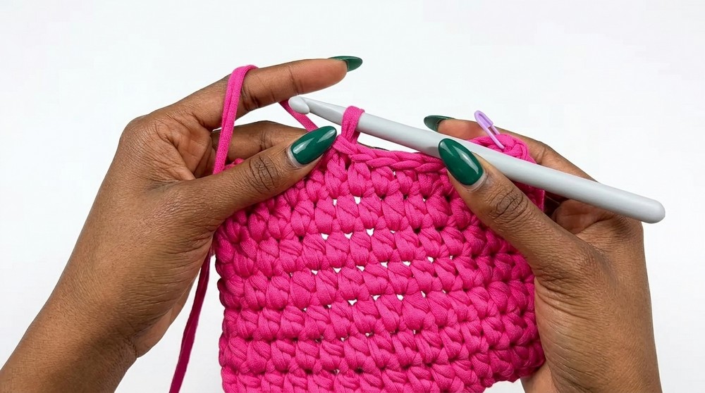 Crochet T-shirt Yarn Bag Pattern