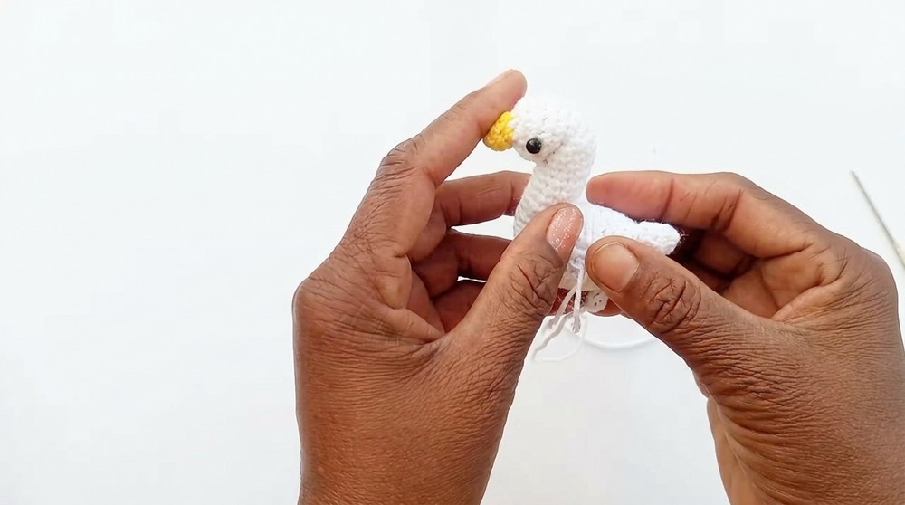 Crochet Duck Keychain Pattern