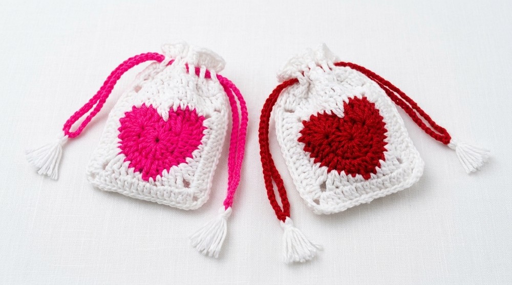 Crochet Drawstring Pouch Pattern