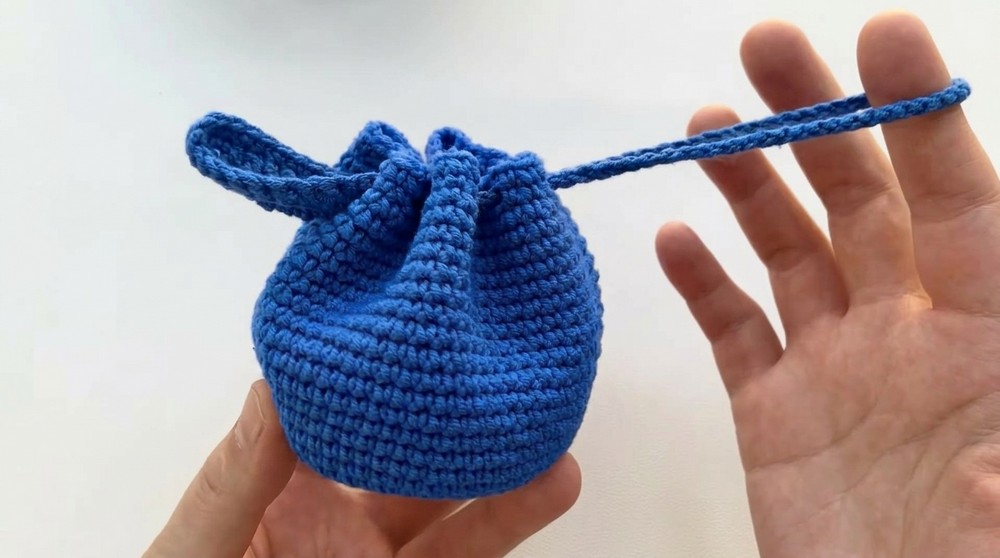 Crochet Drawstring Pouch Pattern