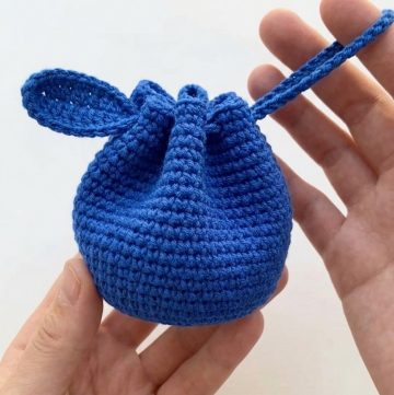 Crochet Drawstring Pouch Pattern