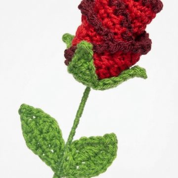 Crochet Rose Flower Pattern