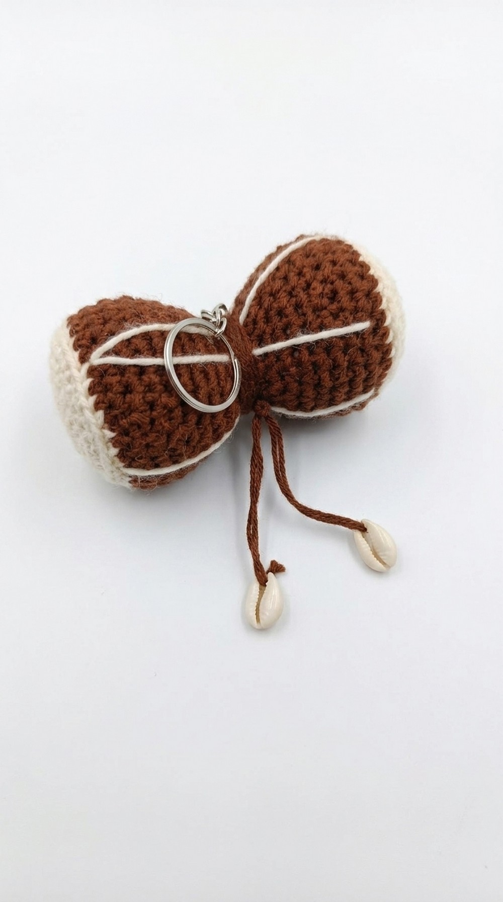 Crochet Damru Keychain Pattern