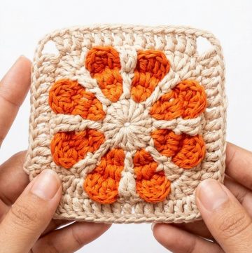 Crochet Flower Granny Square