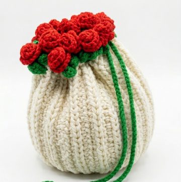 Crochet Rose Bag Pattern