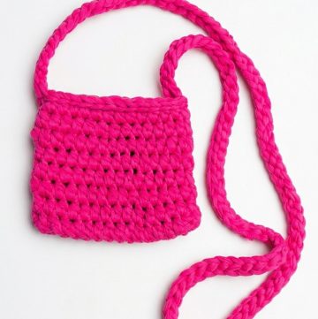 Crochet T-shirt Yarn Bag Pattern