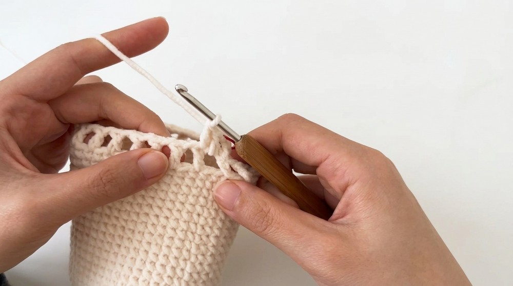 Crochet Dog Drawstring Bag Pattern