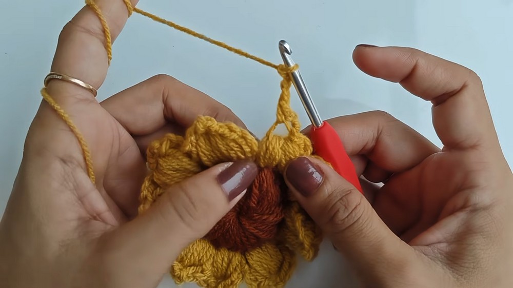 Crochet Sunflower Pattern