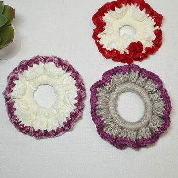 Crochet Scrunchie Pattern