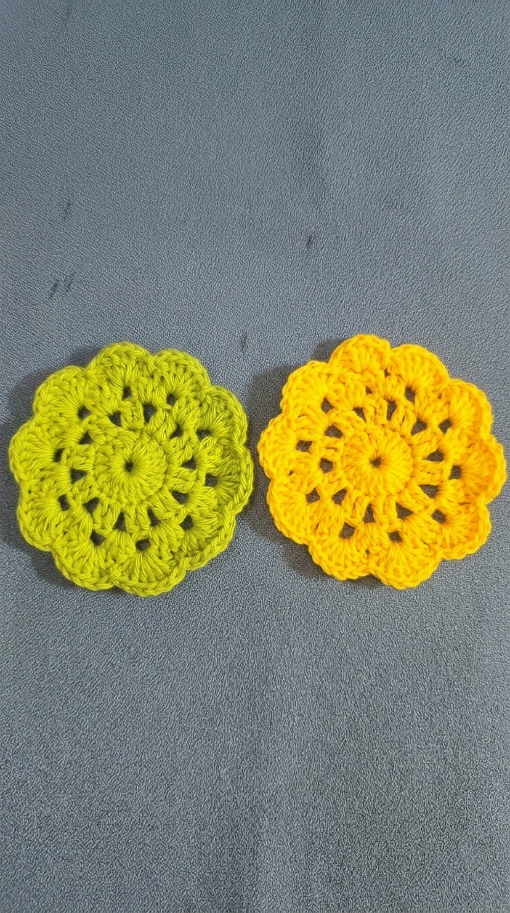 Crochet Flower Coaster Pattern