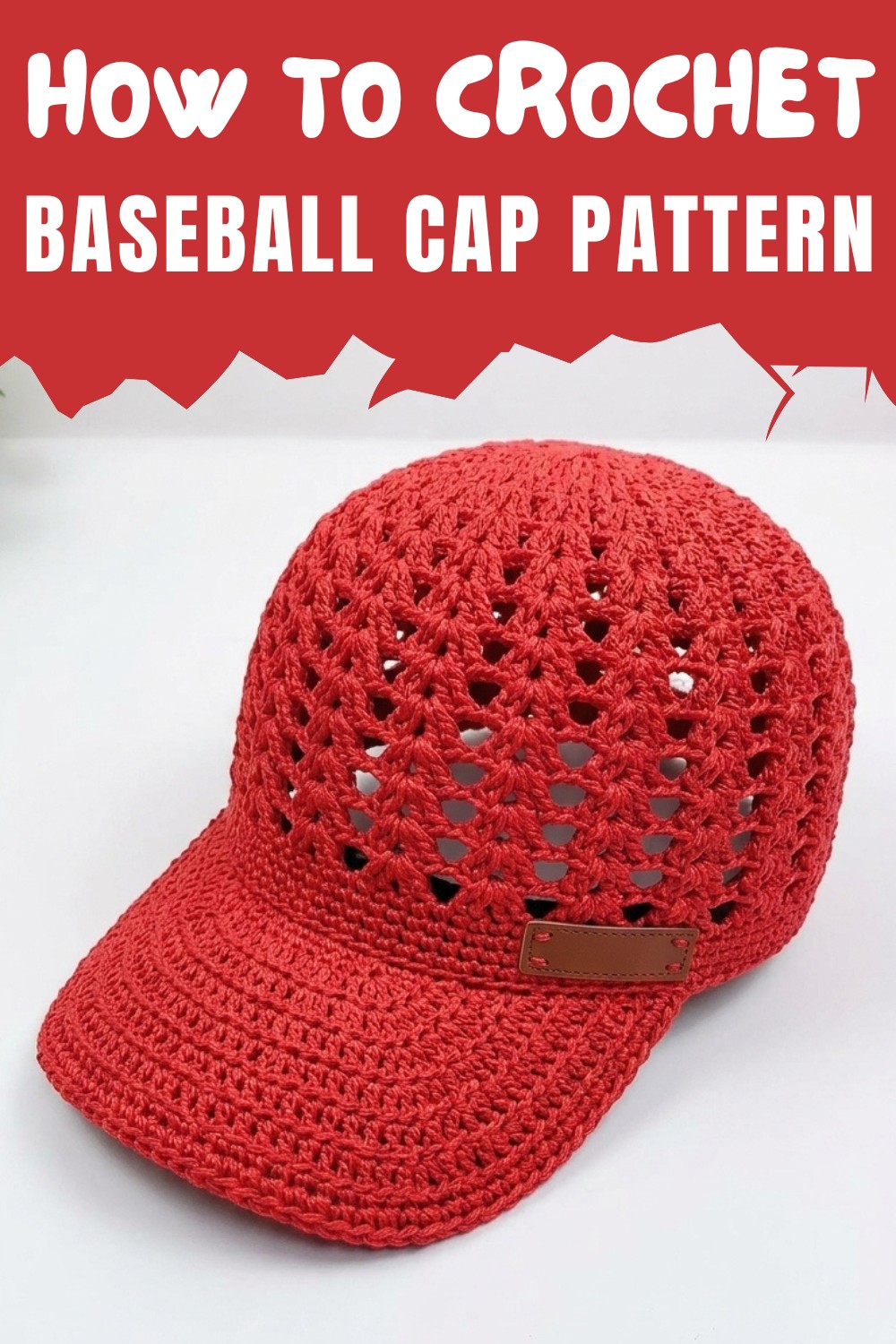 Crochet Baseball Cap Pattern