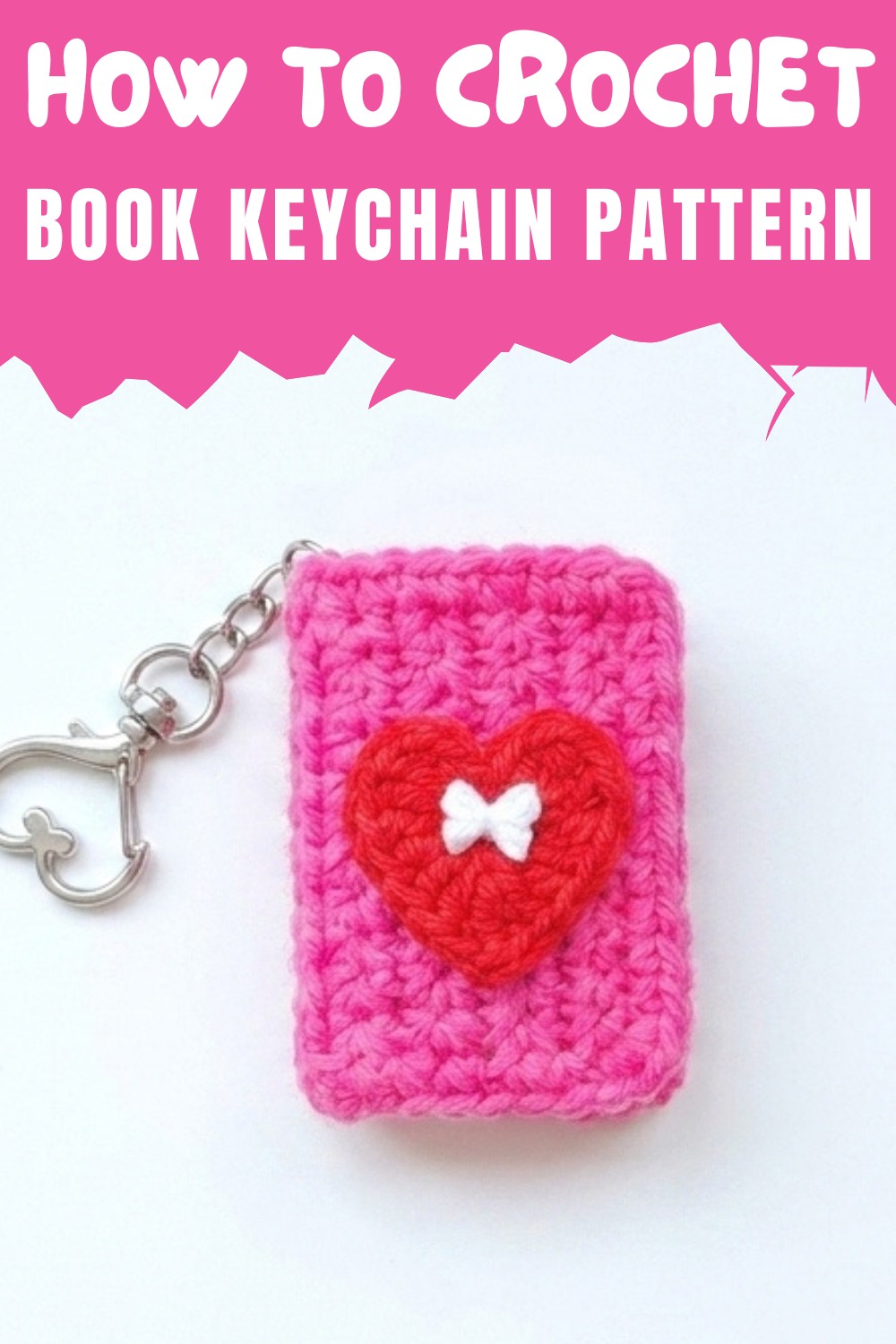 Crochet Book Keychain Pattern