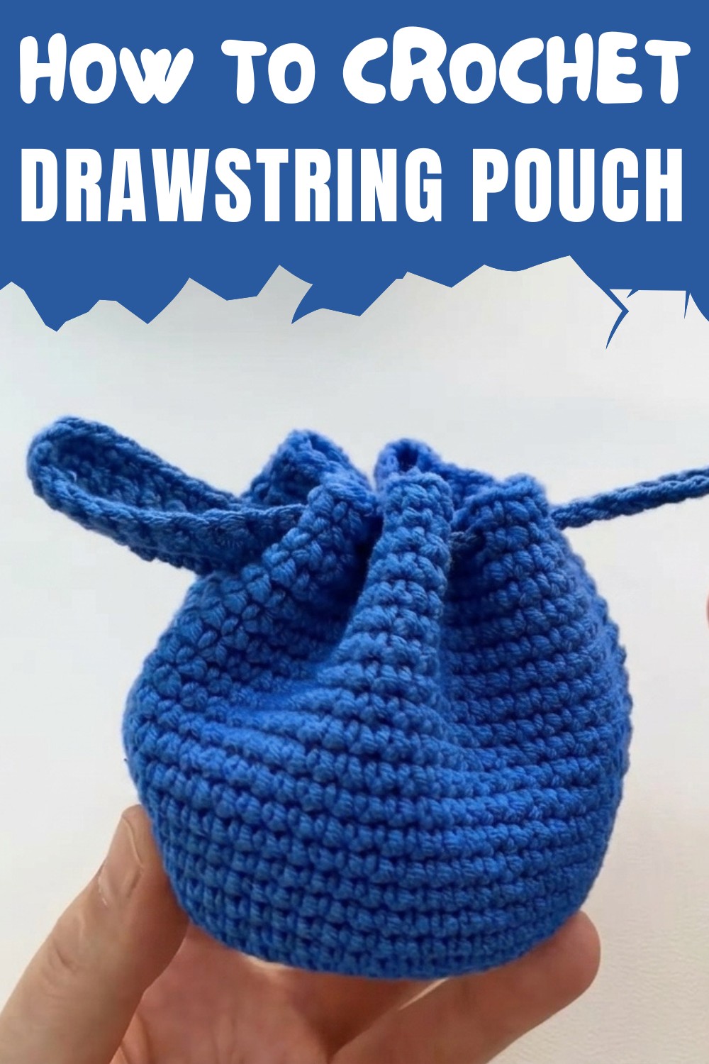 Crochet Drawstring Pouch Pattern