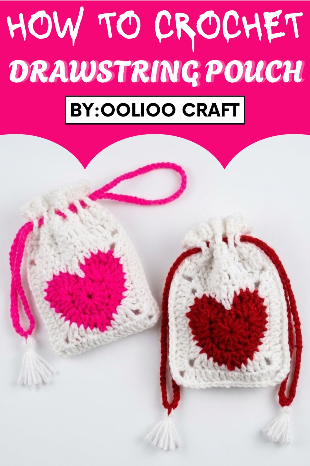 Crochet Drawstring Pouch Pattern
