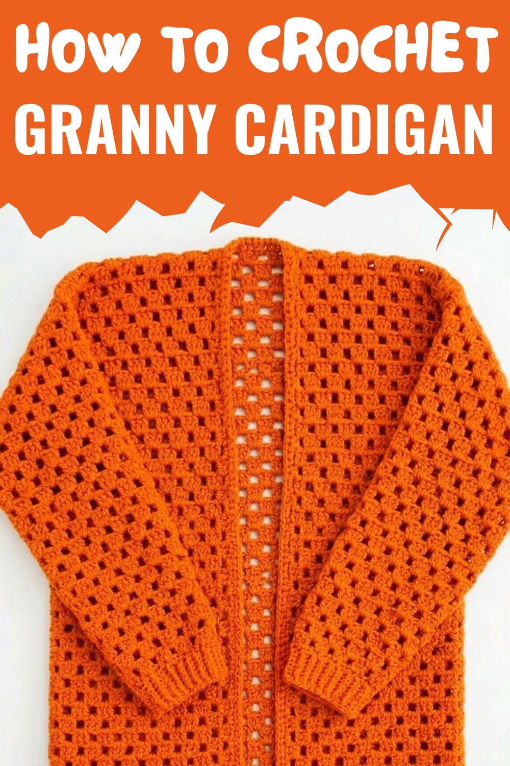 Crochet Granny Stitch Cardigan Pattern