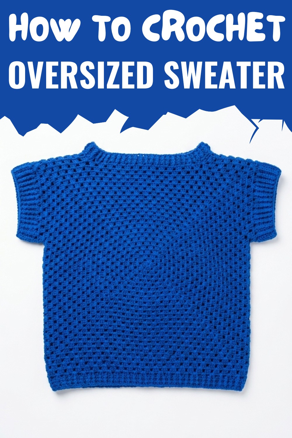 Crochet Oversized Sweater Pattern