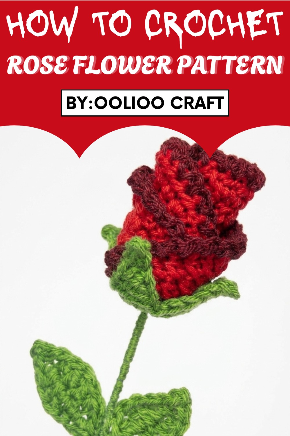 Crochet Rose Flower Pattern