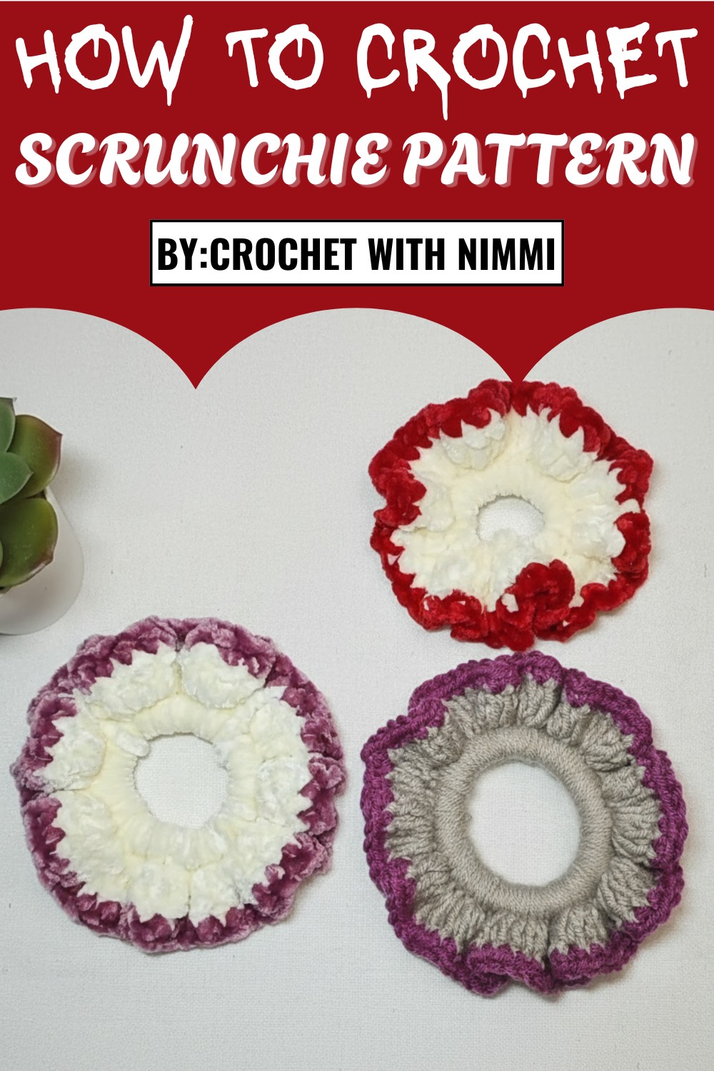 Crochet Scrunchie Pattern