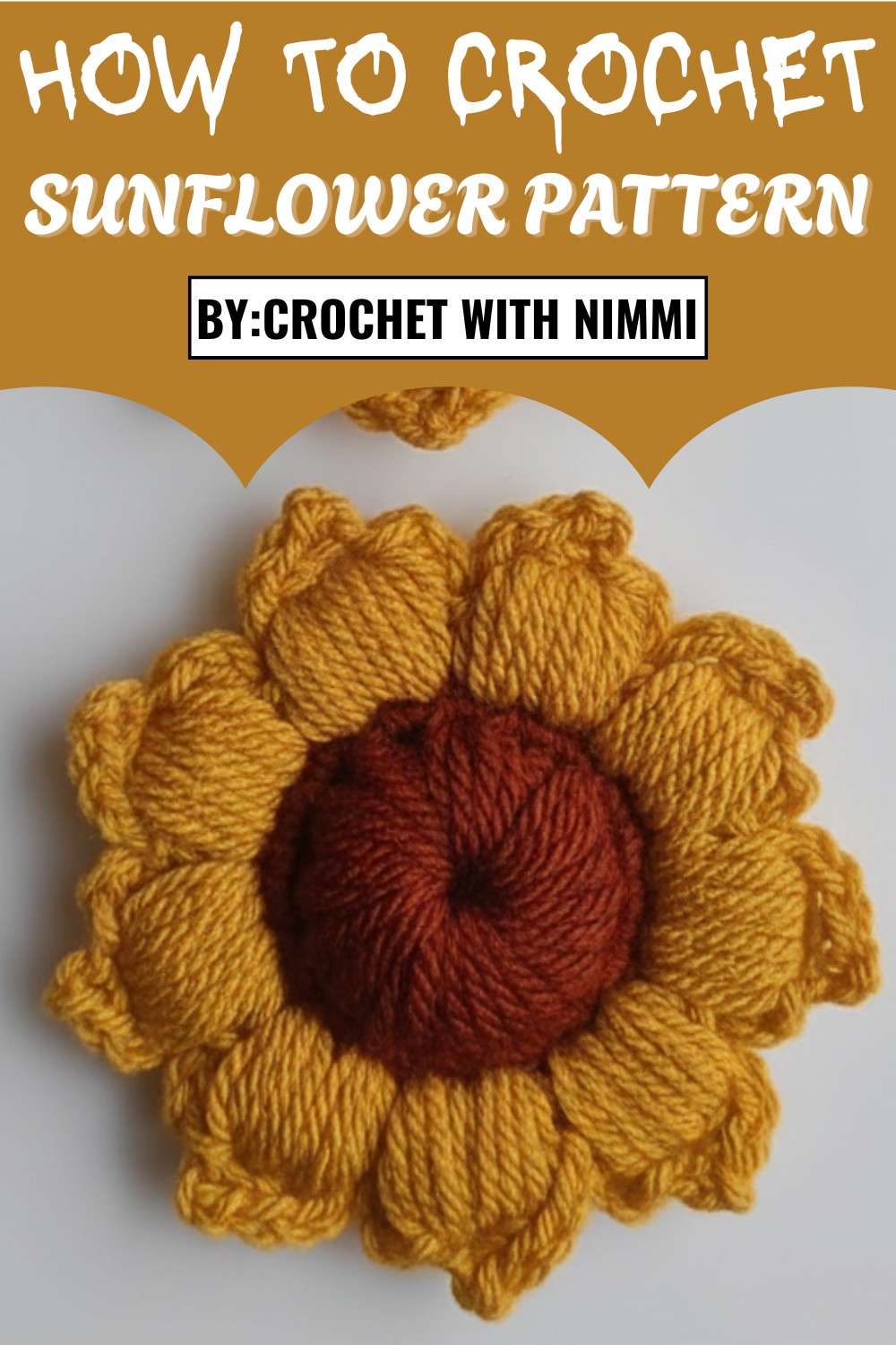 Crochet Sunflower Pattern