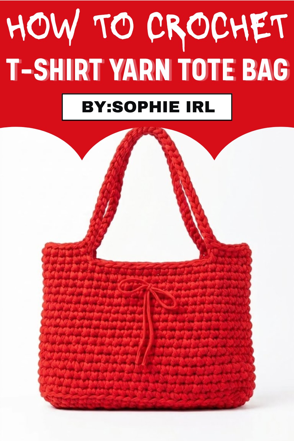 Crochet T-shirt Yarn Tote Bag Pattern