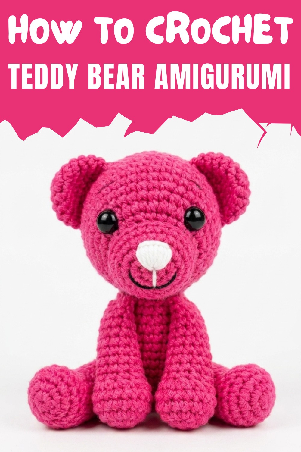 Crochet Teddy Bear Amigurumi Pattern