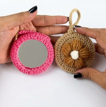 Crochet Mirror Bag Charm Pattern