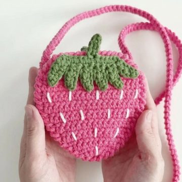 Crochet Straberry Bag Pattern