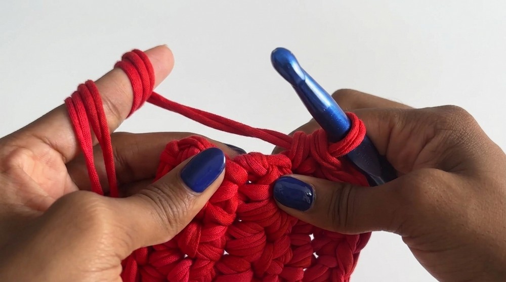Crochet T-shirt Yarn Tote Bag Pattern