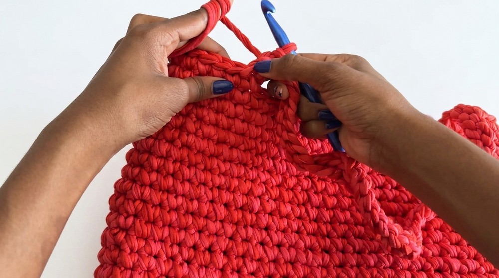 Crochet T-shirt Yarn Tote Bag Pattern