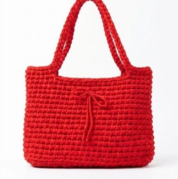 Crochet T-shirt Yarn Tote Bag Pattern