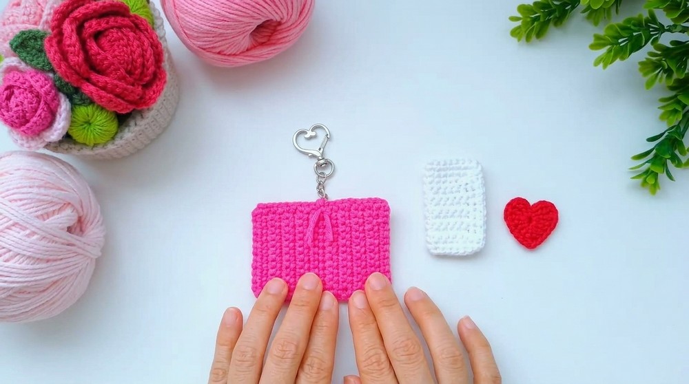 Crochet Book Keychain Pattern