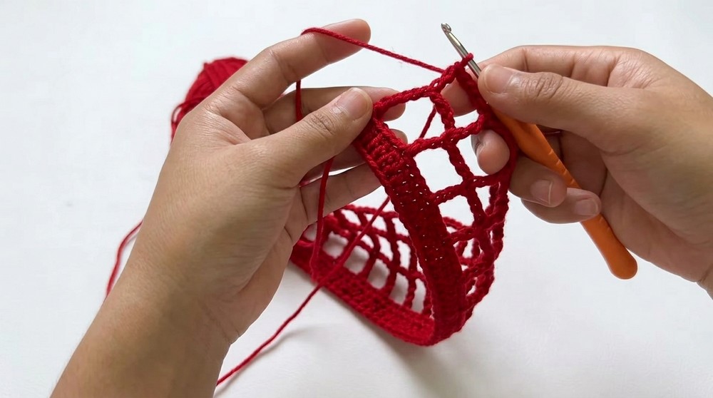 Crochet Mesh Crop Top Pattern